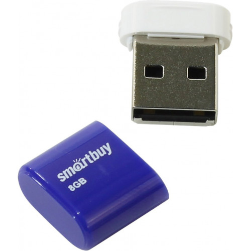 USB 2.0 флэш-диск Smartbuy LARA Blue 8GB