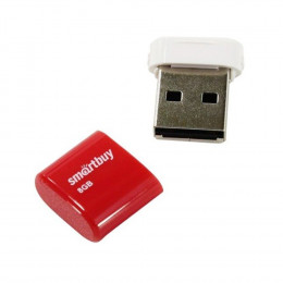 USB 2.0 флэш-диск Smartbuy LARA Red 8Gb