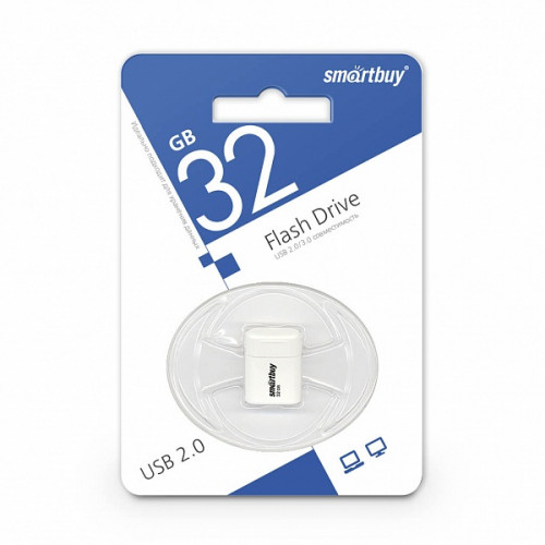 USB 2.0 флэш-диск Smartbuy LARA White 32Gb