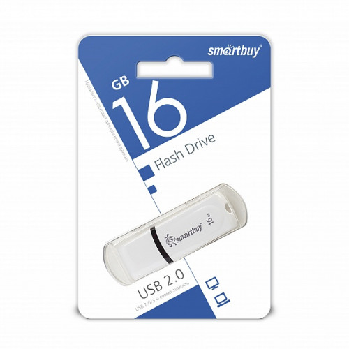 USB 2.0 флэш-диск Smartbuy Paean White 16GB