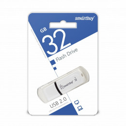 USB 2.0 флэш-диск Smartbuy Paean White 32Gb