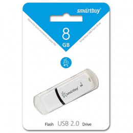USB 2.0 флэш-диск Smartbuy Paean White 8GB