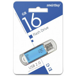 USB 2.0 флэш-диск Smartbuy V-Cut Blue 16GB