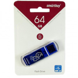 USB 3.0 флэш-диск Smart Buy 64GB Glossy series Blue