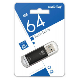 USB 3.0 флэш-диск Smart Buy 64GB V-Cut Black