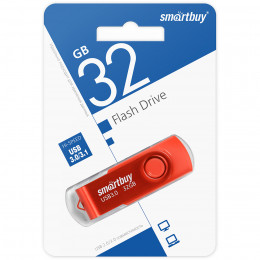 USB 3.0 флэш-диск Smartbuy 32Gb Twist Red