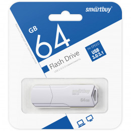 USB 3.0 флэш-диск Smart Buy 64GB CLUE White