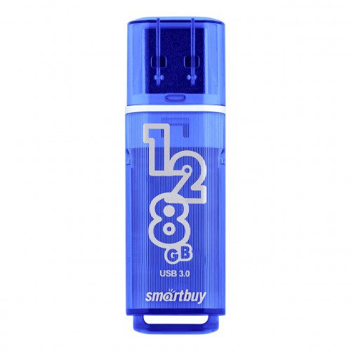 USB 3.0 флэш-диск Smartbuy Glossy Dark Blue 128Gb