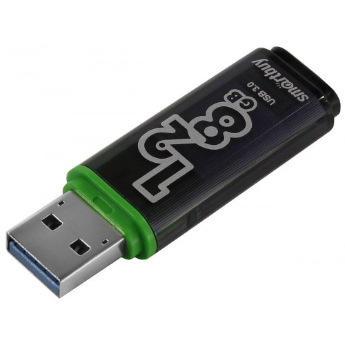 USB 3.0 флэш-диск Smartbuy Glossy Dark Grey 128Gb