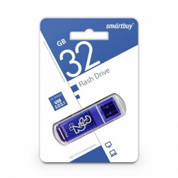 USB 3.0 флэш-диск Smartbuy Glossy series Dark Blue 32Gb