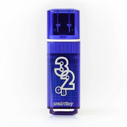 USB 3.0 флэш-диск Smartbuy Glossy series Dark Blue 32Gb