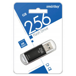 USB 3.0 флэш-диск Smartbuy V-Cut Black 256Gb