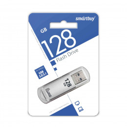 USB 3.0 флэш-диск Smartbuy V-Cut Silver 128Gb