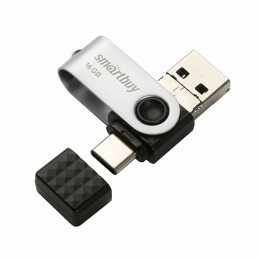 USB 3.1 флэш-диск Smartbuy 128Gb TRIO OTG USB+TypeC+microUSB