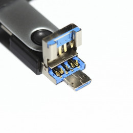 USB 3.1 флэш-диск Smartbuy 128Gb TRIO OTG USB+TypeC+microUSB