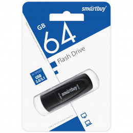 USB 3.1 флэш-диск Smartbuy Scoute Black 64Gb