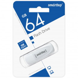 USB 3.1 флэш-диск Smartbuy Scoute White 64Gb