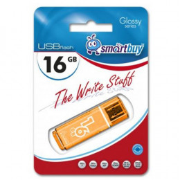 USB флэш-диск Smart Buy 16GB Glossy series Orange