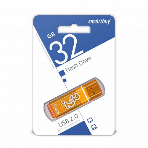 USB флэш-диск Smart Buy 32GB Glossy series Orange