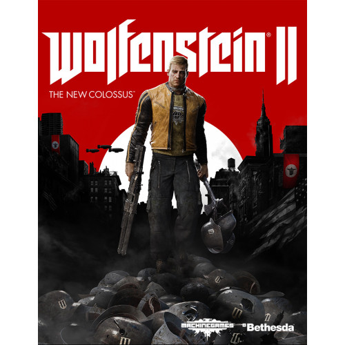 [64 ГБ] WOLFENSTEIN II: THE NEW COLOSSUS (ОЗВУЧКА) - Action (Shooter) / 3D / 1st Person - DVD BOX + флешка 64 ГБ PC