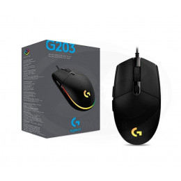 Игровая мышь Logitech G203 Lightsync (черный)