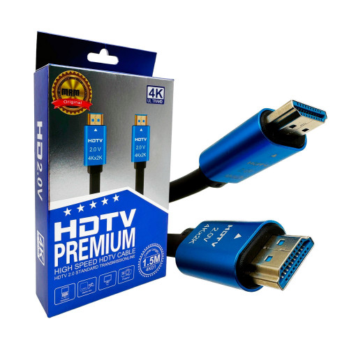 Кабель HDMI 4K 2.0 high speed 1,5м (силиконовый)