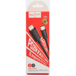 Кабель HOCO X88 USB - для iPhone ,2.4A, 1м, black