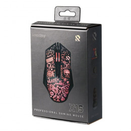 Опт. мышь Smartbuy® RUSH X15 черная Игровая 