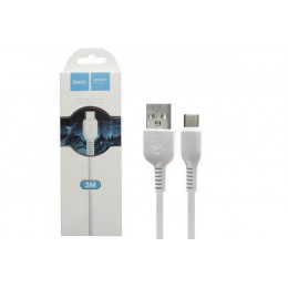 Кабель Hoco X20 USB Type-C (3 м, белый)