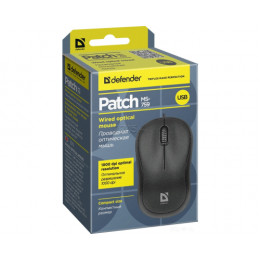 Опт. мышь Defender MS-759 Patch классическая USB черный