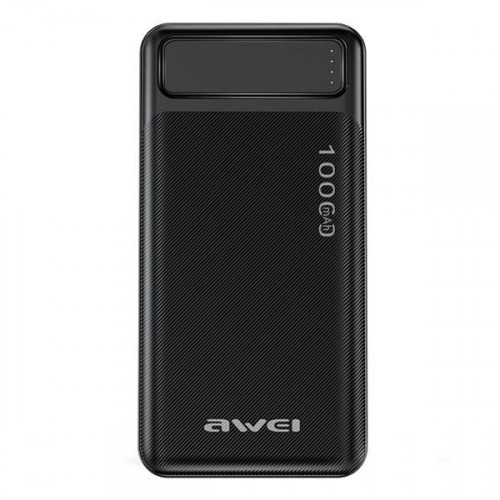 Внешний аккумулятор AWEI P5K 10000 mah (2*USB 2,1A) Black