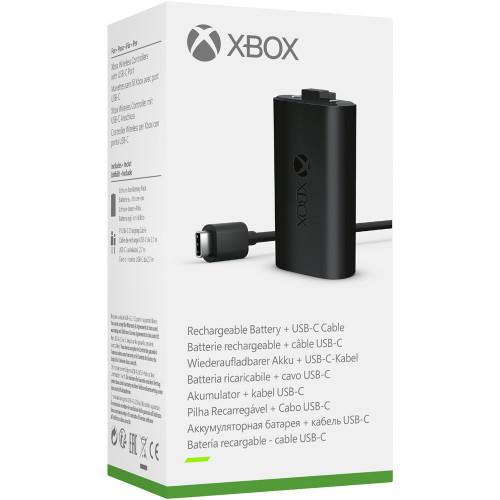 Зарядный комплект (Провод USB-C 2,8 м + Аккумулятор) для геймпада Play and Charge Kit (Xbox One/Series S/X)