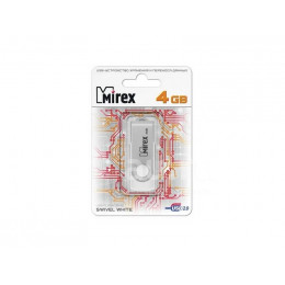 USB флэш-накопитель 4 ГБ Mirex SWIVEL WHITE 4GB (ecopack)