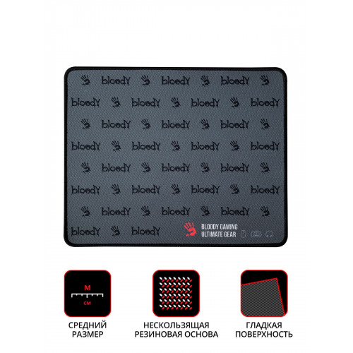 Коврик для мыши A4Tech Bloody BP-30M черный 350x280x3мм