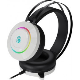 Гарнитура A4Tech Bloody G521 белый/черный 2.3м мониторные USB
