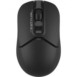 Мышь A4Tech Fstyler FG12S черный оптич. 1200dpi silent беспров. USB 3but (FG12S BLACK)