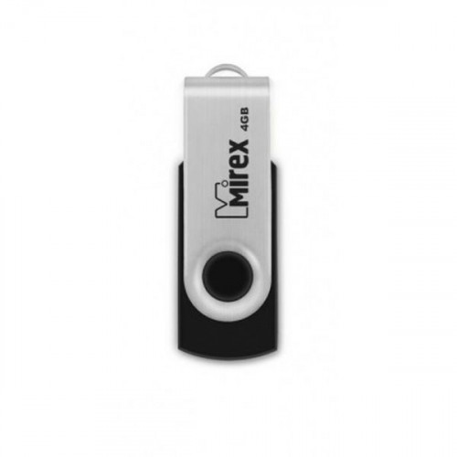 USB флэш-накопитель 4 ГБ Mirex SWIVEL BLACK 4GB (ecopack) 13600-FMURUS04