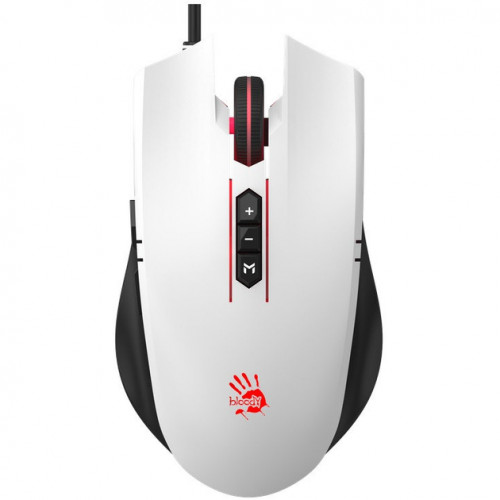 Мышь A4Tech Bloody ES7 белый оптич. 6000dpi USB 8but (ES7 PANDA WHITE)