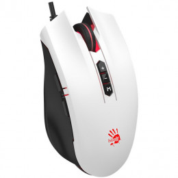 Мышь A4Tech Bloody ES7 белый оптич. 6000dpi USB 8but (ES7 PANDA WHITE)