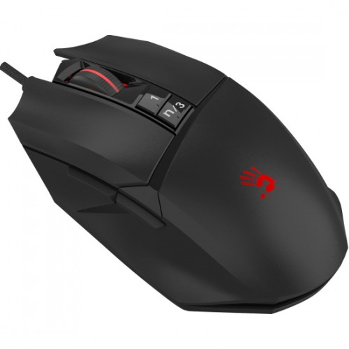 Мышь A4Tech Bloody W65 Max Mini черный оптическая (12000dpi) USB (9but) W65 MAX MINI STONE BLACK