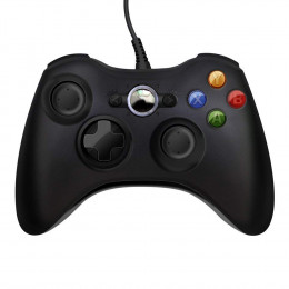 Геймпад Xbox 360 & Windows проводной (черный)