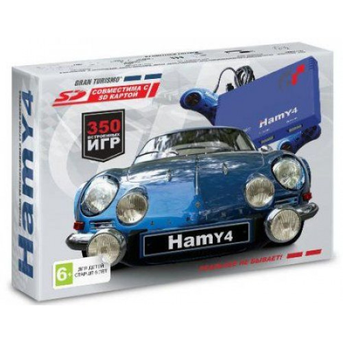 Игровая консоль Sega - Dendy "Hamy 4" (350-in-1) Gran Turismo Blue