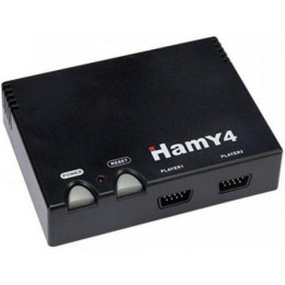 Игровая приставка 8 bit + 16 bit Hamy 4 HDMI (350 в 1) + 350 встроенных игр + 2 геймпада (Черная)