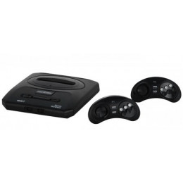 Игровая приставка 8 bit + 16 bit Retro Genesis Remix Wireless (600 в 1) + 600 встроенных игр + 2 беспроводных геймпада (Черная)