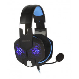 Игровая стереогарнитура TAIPAN, SmartBuy черно-синяя