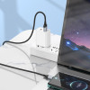 Кабель HOCO X102 USB – Type-C, 3A, 1м, black (в оплетке вязаный)