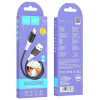 Кабель HOCO X82 USB – для iPhone ,2.4A, 1м, (Силиконовый), black
