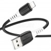 Кабель HOCO X82 USB – для iPhone ,2.4A, 1м, (Силиконовый), black