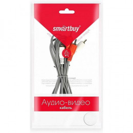 Кабель Smartbuy 3.5 Jack M – 2xRCA M 1,8 m (KA311)