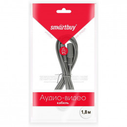 Кабель Smartbuy 3.5 Jack (M) – 3.5 Jack (F) (1,8 m KA321)